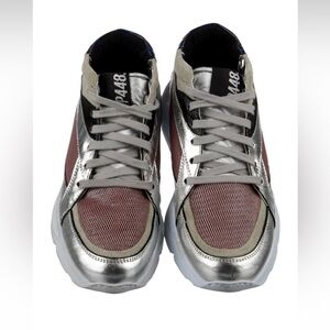 P448 Women’s Luke Metallic Silver Sneakers